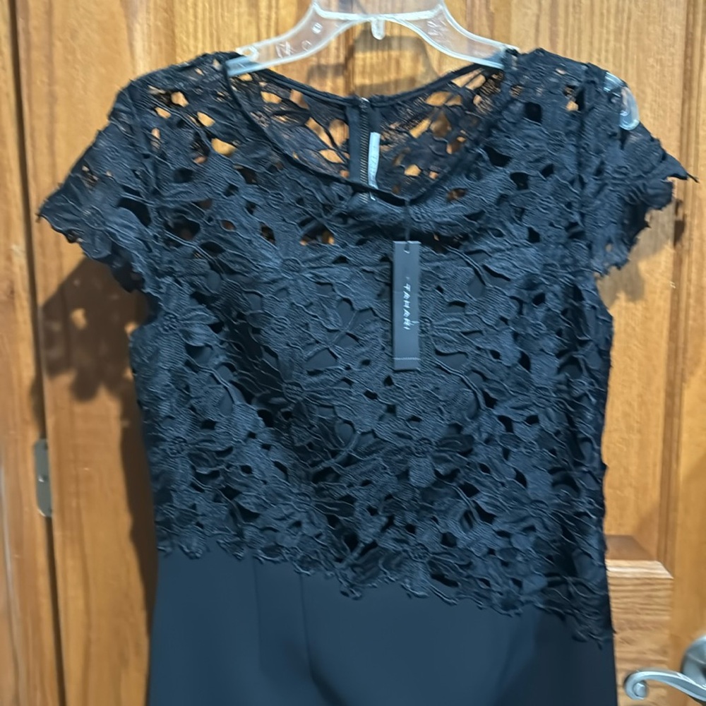 Black cocktail dress
